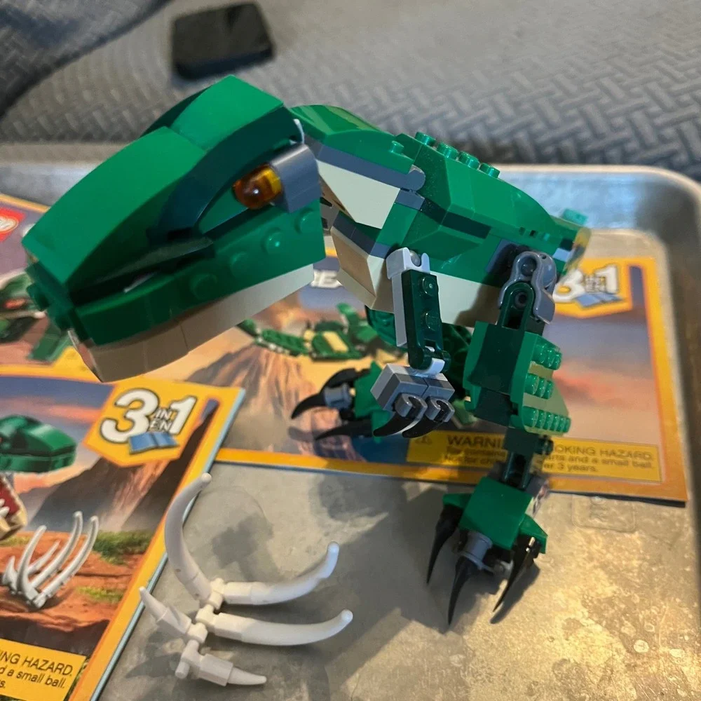 LEGO CREATOR 3: Mighty Dinosaurs 31058 T-Rex Triceratops Pterodactyl Complete
